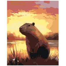 Gleznas pēc numuriem EVEE-capybara-0001